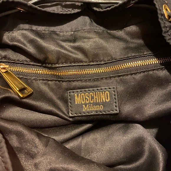 MOSCHiNO Black backpack ((MiLANO)) - Picture 10 of 11